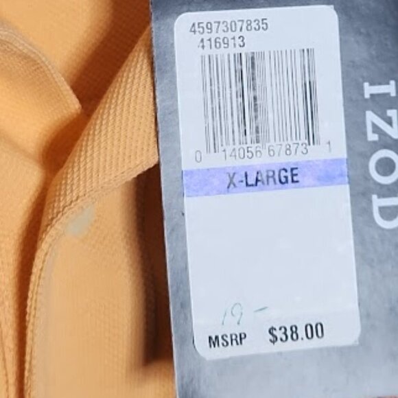 IZOD Men's Polo Size XL New with Tags - Picture 5 of 6